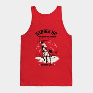 Saddle Up For The Family Roundup Reunion 2024 Tank Top